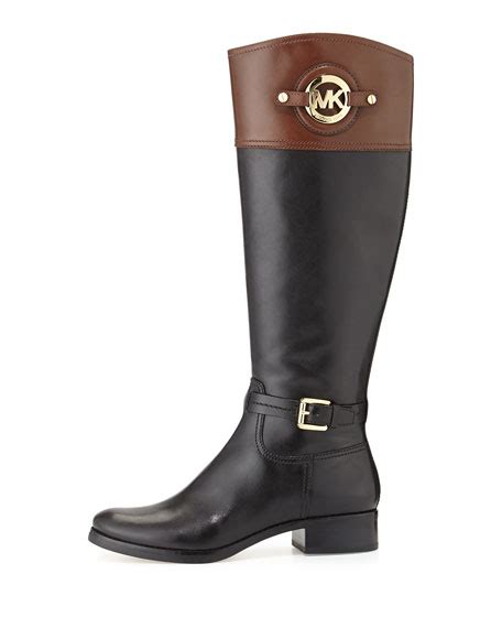 michael kors stockard two tone riding boots|Preston Two.